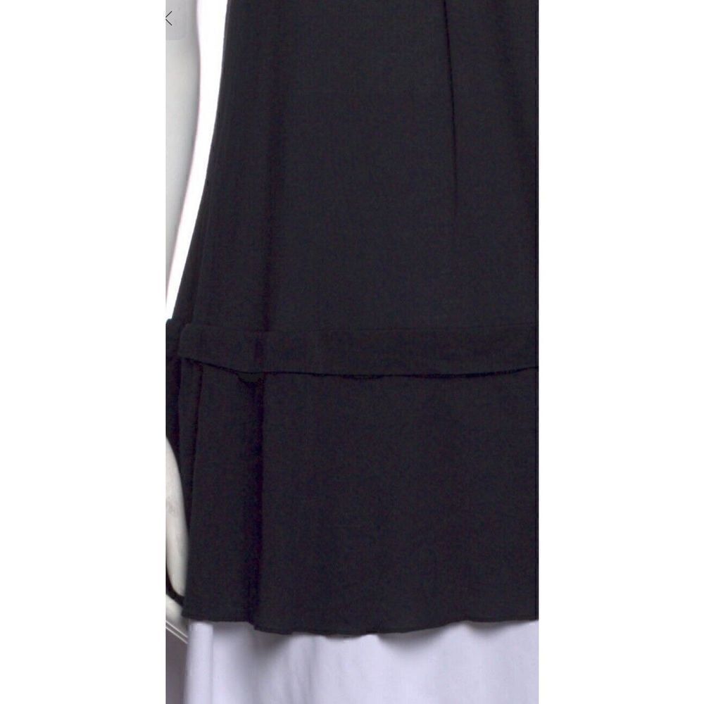 EUC Dorothee Schumacher Black Scoop Neck Sleeveless Tunic Classic Size XXS - Picture 3 of 6